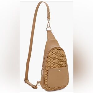 Mali+Lili Gwen Rattan Sling Bag